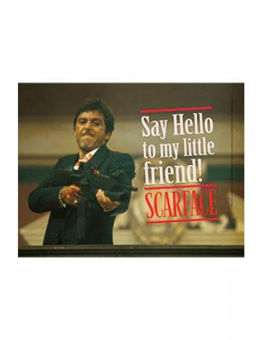 SAY HELLO POSTER DE VIDRIO SCARFACE 40x30 CM