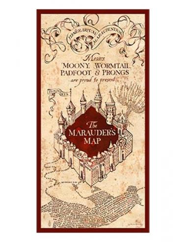 POSTER DE VIDRIO MAPA DEL MERODEADOR 30X60 HARRY POTTER