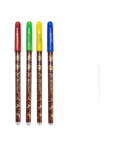 Harry Potter Pack de 4 bolígrafos de gel Colourful Crest