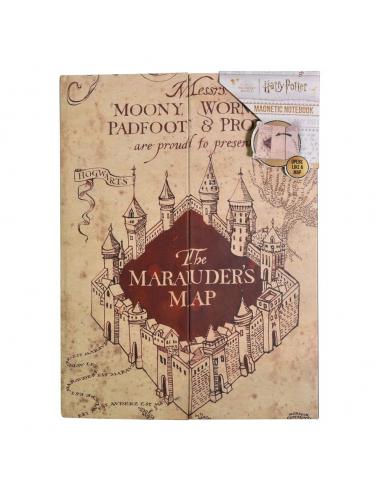 Harry Potter Bloc de notas magnético Mapa del Merodeador