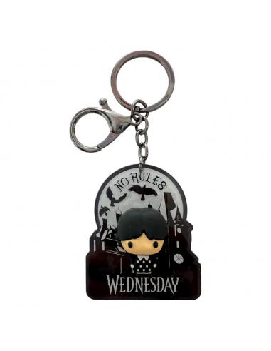 Wednesday Llavero 3D acrílico