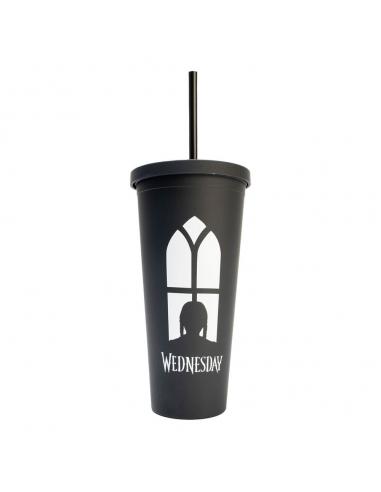 Wednesday Tumbler con pajitas 485 ml