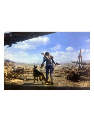 Fallout 4 Litografia Neighborhood Patrol 30 x 40 cm - sin marco