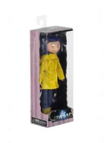 CORALINE RAIN COAT VERSION FIGURA 18 CM CORALINE BENDY FASHION DOLL RE-RUN