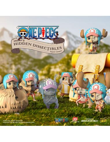 One Piece: Freeny's Hidden Dissectibles Series 3 Chopper 4 inch Vinyl Figure Blind Box Display (6)