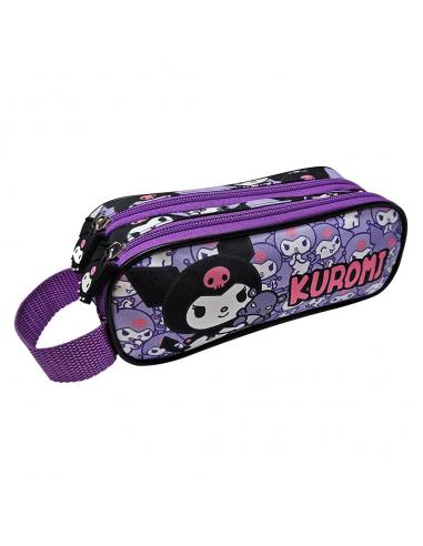 Portatodo Kuromi Hello Kitty doble