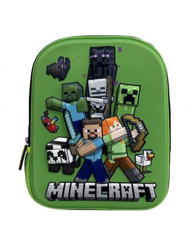 Mochila 3D Minecraft 29cm