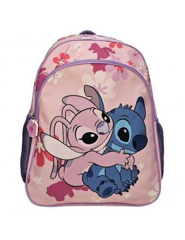 Mochila Angel &#38; Stitch Disney 40cm