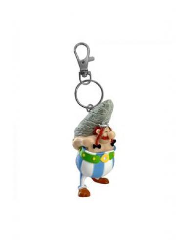 OBELIX CON MENHIR LLAVERO 7 CM ASTERIX