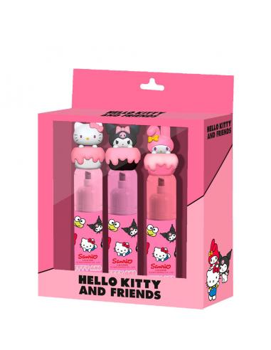Blister 3 subrayadores Hello Kitty