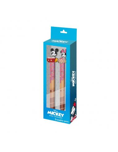 Blister 2 boligrafos borrables Mickey &#38; Minnie Disney