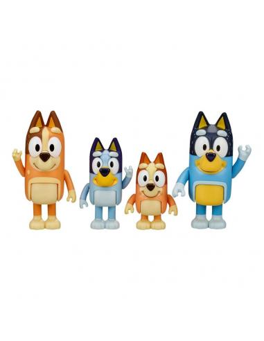Bluey 4 pack Figuras