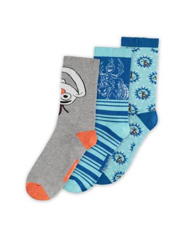 Frozen: El Reino del Hielo Pack de 3 Pares de Calcetines Olaf 43-46