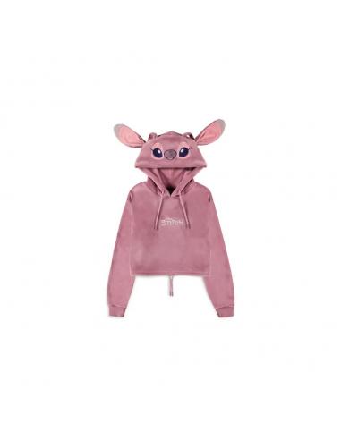 Lilo & Stitch Cropped Sudadera Capucha Angel talla XL