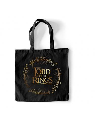 El Señor de los Anillos Bolso Gold Foil