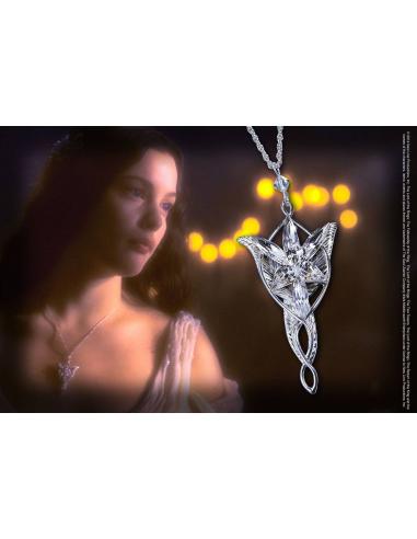 El Señor de los Anillos Colgante de Arwen Evenstar (Plata de ley)