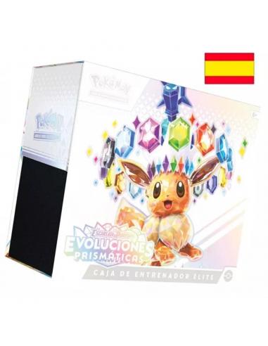 Juego de cartas pokemon tcg sv8.5 evoluciones prismáticas elite trainer box español
