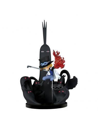 Figura world collectable Sabo &#38; Five Elders One Piece 14cm