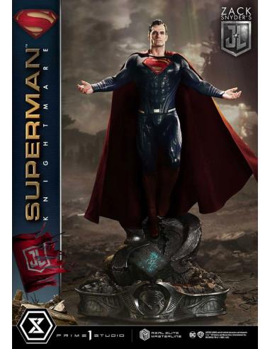 Zack Snyder's Justice League Estatua Real Elite Masterline Series 1/3 Superman Knightmare Color Edition 95 cm