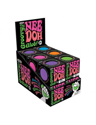 NeeDoh Bolas Antiestrés 6 cm Classic NeeDoohs Expositor (12)