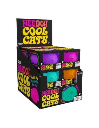 NeeDoh Figuras Antiestrés 11 cm Cool Cats Expositor (12)