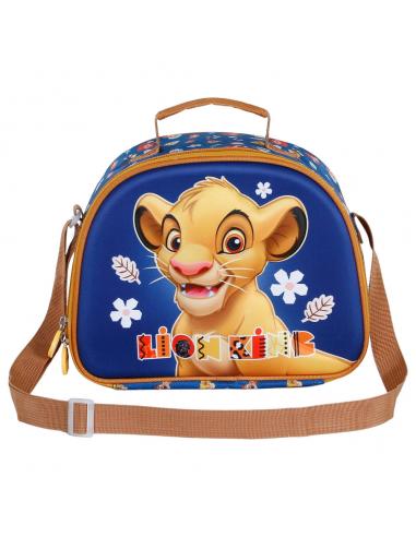 Bolsa portameriendas 3D Little Face El Rey Leon Disney