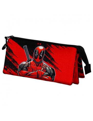 Portatodo Plus Bad Deadpool Marvel triple