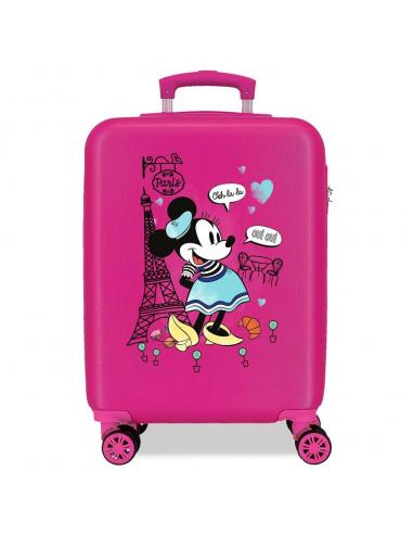 Maleta trolley ABS Around the World Paris Minnie Disney 55cm