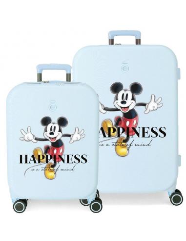 Set 2 Maletas trolley ABS Happiness Mickey Disney