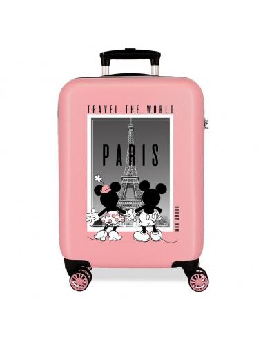 Maleta trolley ABS Paris Mickey &#38; Minnie Disney 55cm