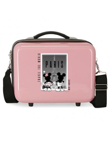 Neceser ABS Paris Mickey &#38; Minnie Disney adaptable