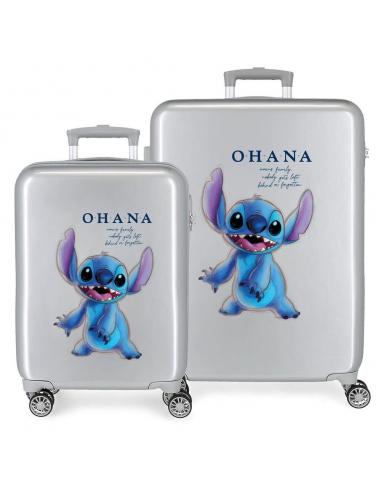 Set 2 Maletas trolley ABS Stitch Disney