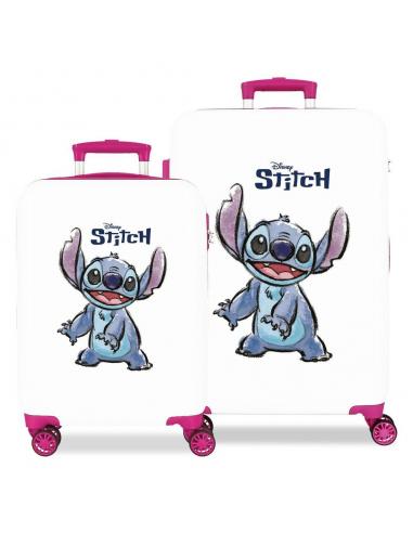 Set 2 Maletas trolley ABS Adorable Stitch Disney
