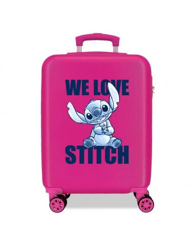 Maleta trolley ABS We Love Stitch Disney 55cm