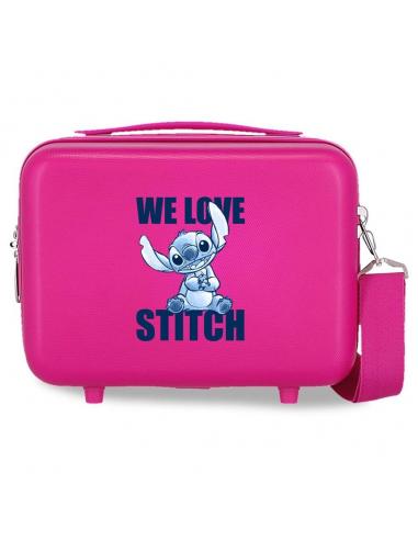 Neceser ABS We Love Stitch Disney adaptable