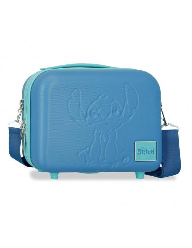 Neceser ABS Azulon Stitch Disney adaptable