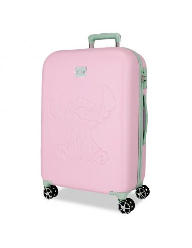 Maleta trolley ABS Malva Stitch Disney 60cm
