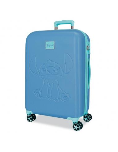 Maleta trolley ABS Azulon Stitch Disney 60cm