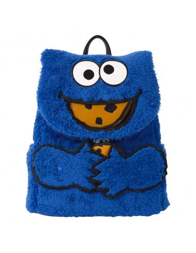 Mochila peluche + monedero Cookie Monster Barrio Sesamo Loungefly