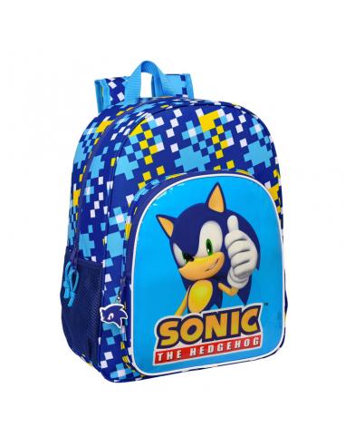 Mochila Speed Sonic The Hedgehog 42cm adaptable