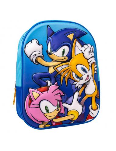 Mochila 3D Sonic The Hedgehog 31cm