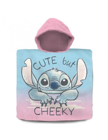 Poncho toalla Stitch Disney algodon