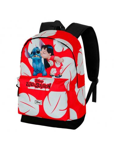 Mochila Kiss Stitch Disney Adaptable 44x31x18cm.