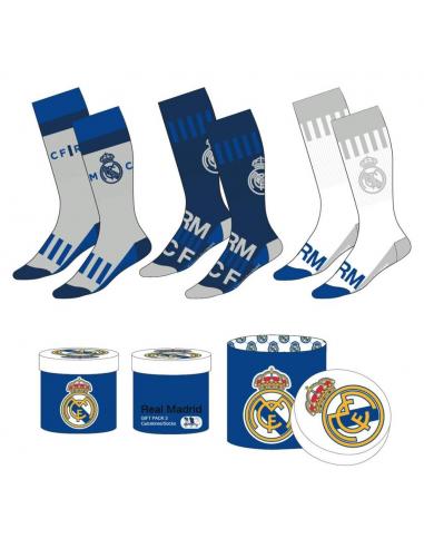 Set 3 calcetines Real Madrid adulto