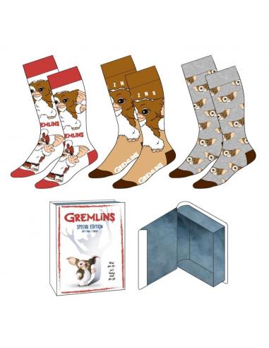 Set 3 calcetines Gremlins adulto
