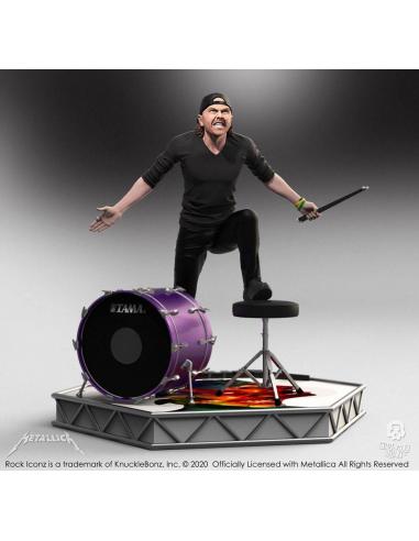 Metallica Estatua Rock Iconz Lars Ulrich Limited Edition 22 cm