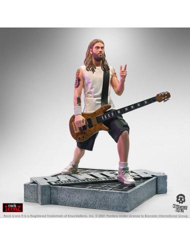 Pantera Estatua Rock Iconz Rex Brown (Reinventing the Steel) 22 cm