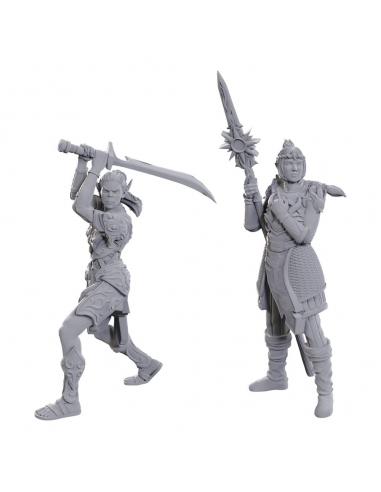 D&D Nolzur's Marvelous Miniatures Miniatura sin pintar Lae'zel & Shadowheart
