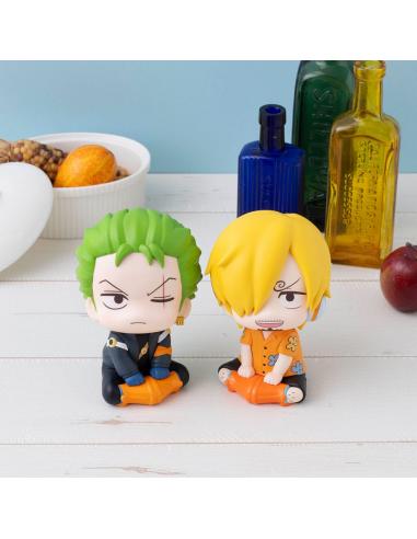 One Piece Estatuas PVC Look Up Roronoa Zoro & Sanji Future Island Egghead Ver. 11 cm (with gift)