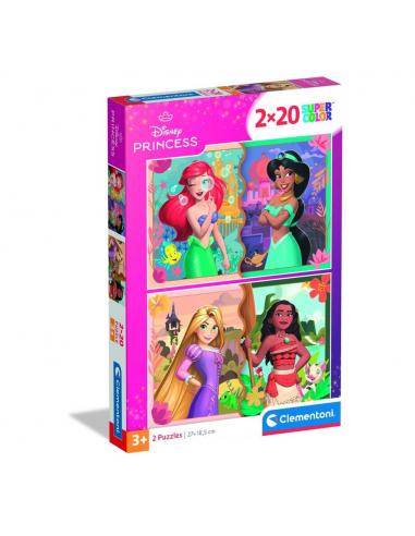Puzzle Princesas Disney 2x20pzs
